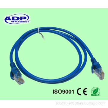 Cat5e Patch Cord Cable 24AWG/4pr Solid Conductor